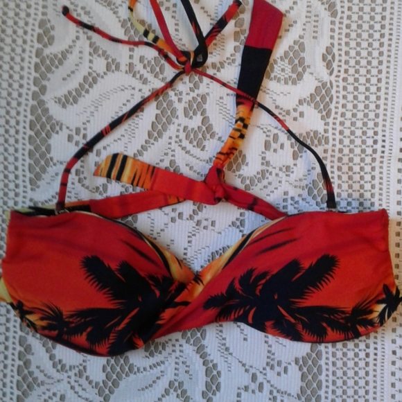 BINGO bikini red with palm trees - Picture 4 of 5